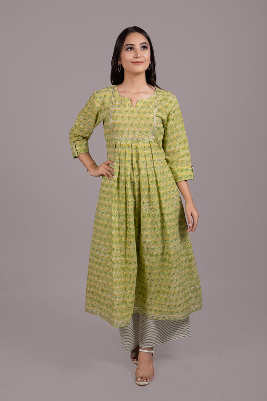 Suit Set Fluorescent Green - Adaara