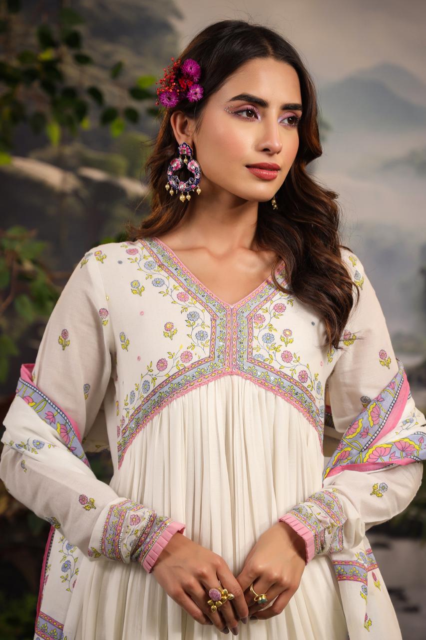 MASAKALI - Mal Cotton Garden Anarkali Set