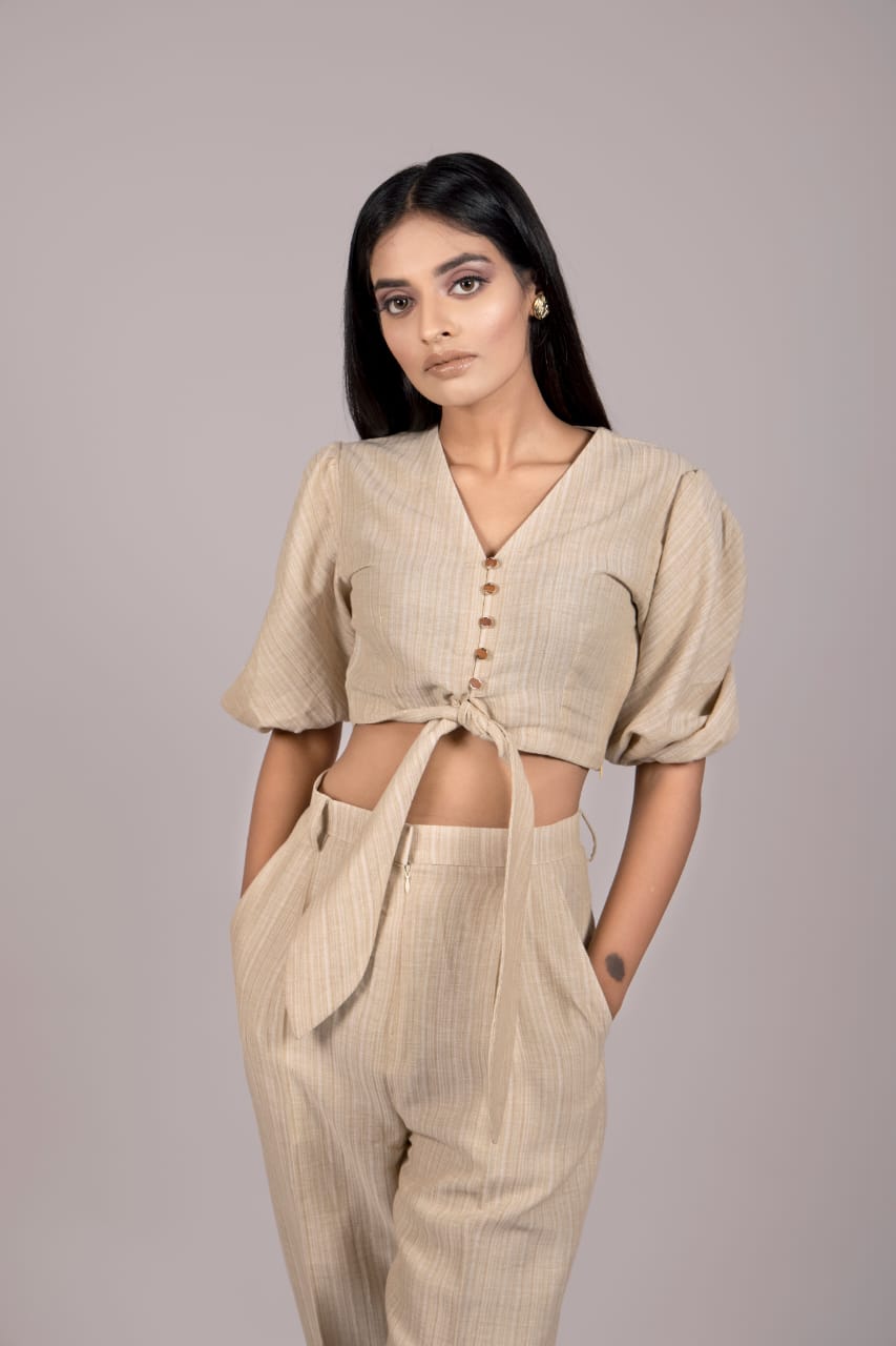 Adaara Beige Coord Set - Adaara