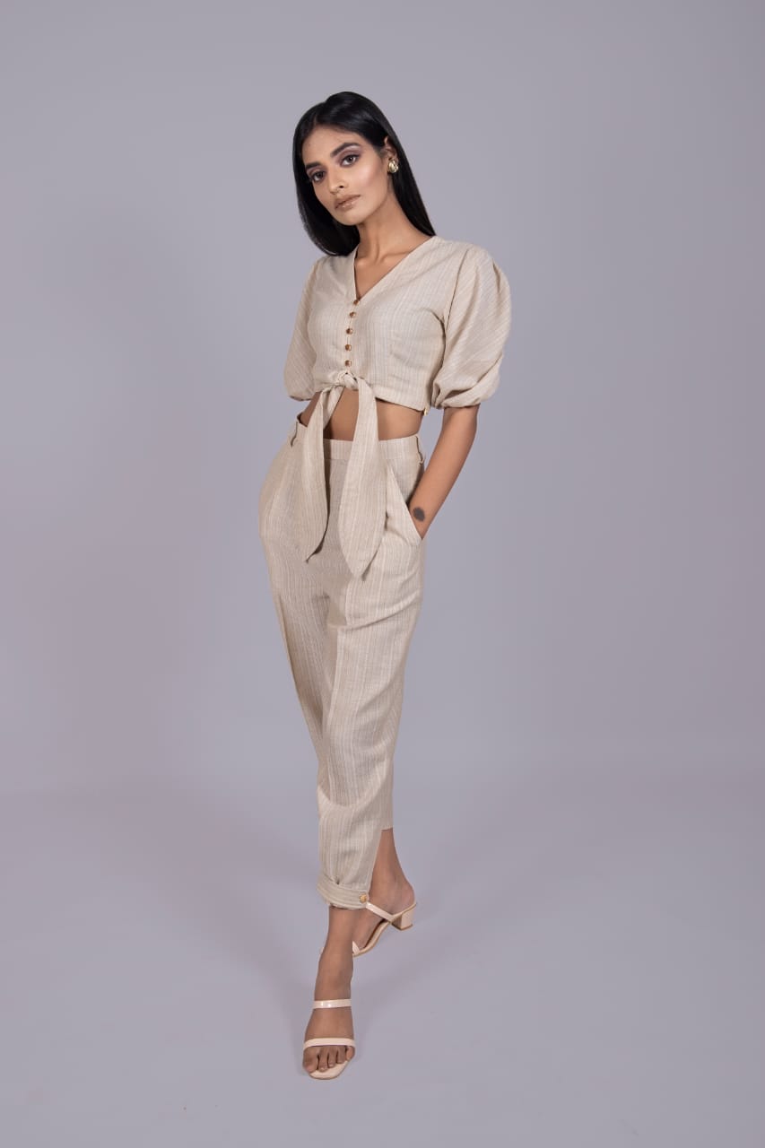 Adaara Beige Coord Set - Adaara