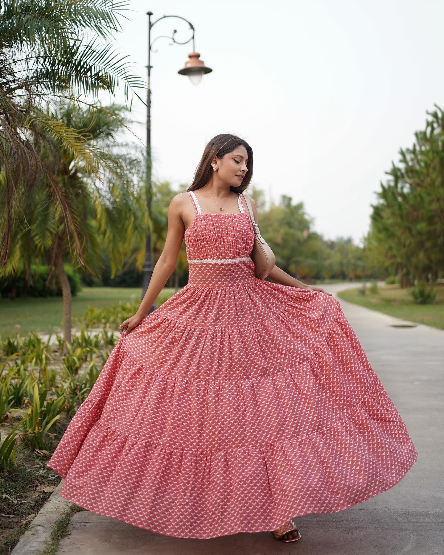Kira- Adaara Pink Floral Maxi Dress - Adaara