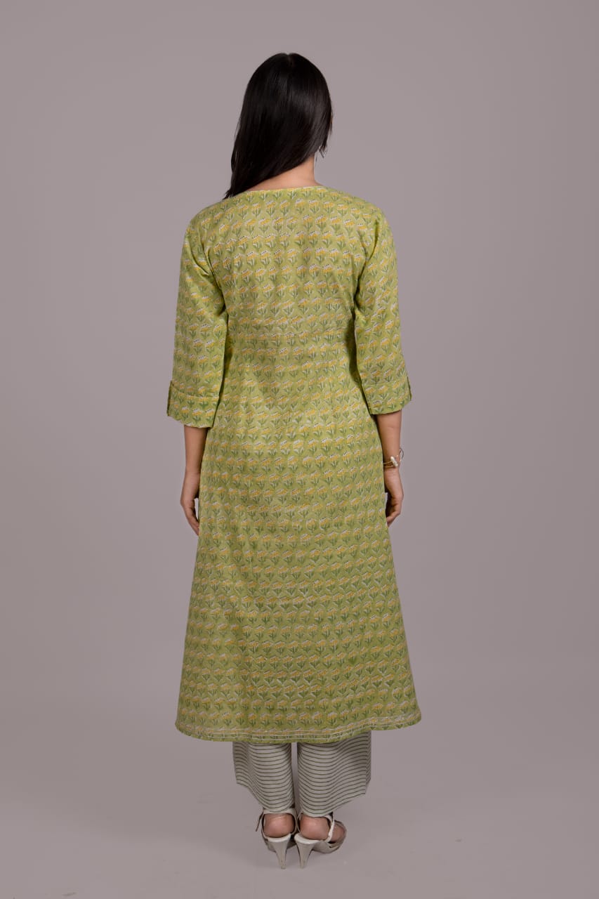 Suit Set Fluorescent Green - Adaara
