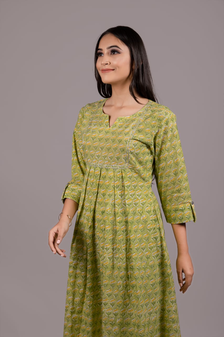 Suit Set Fluorescent Green - Adaara