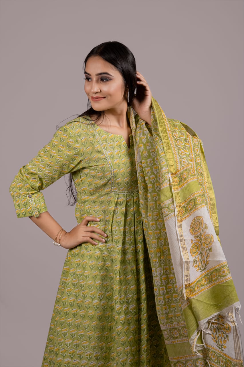 Suit Set Fluorescent Green - Adaara