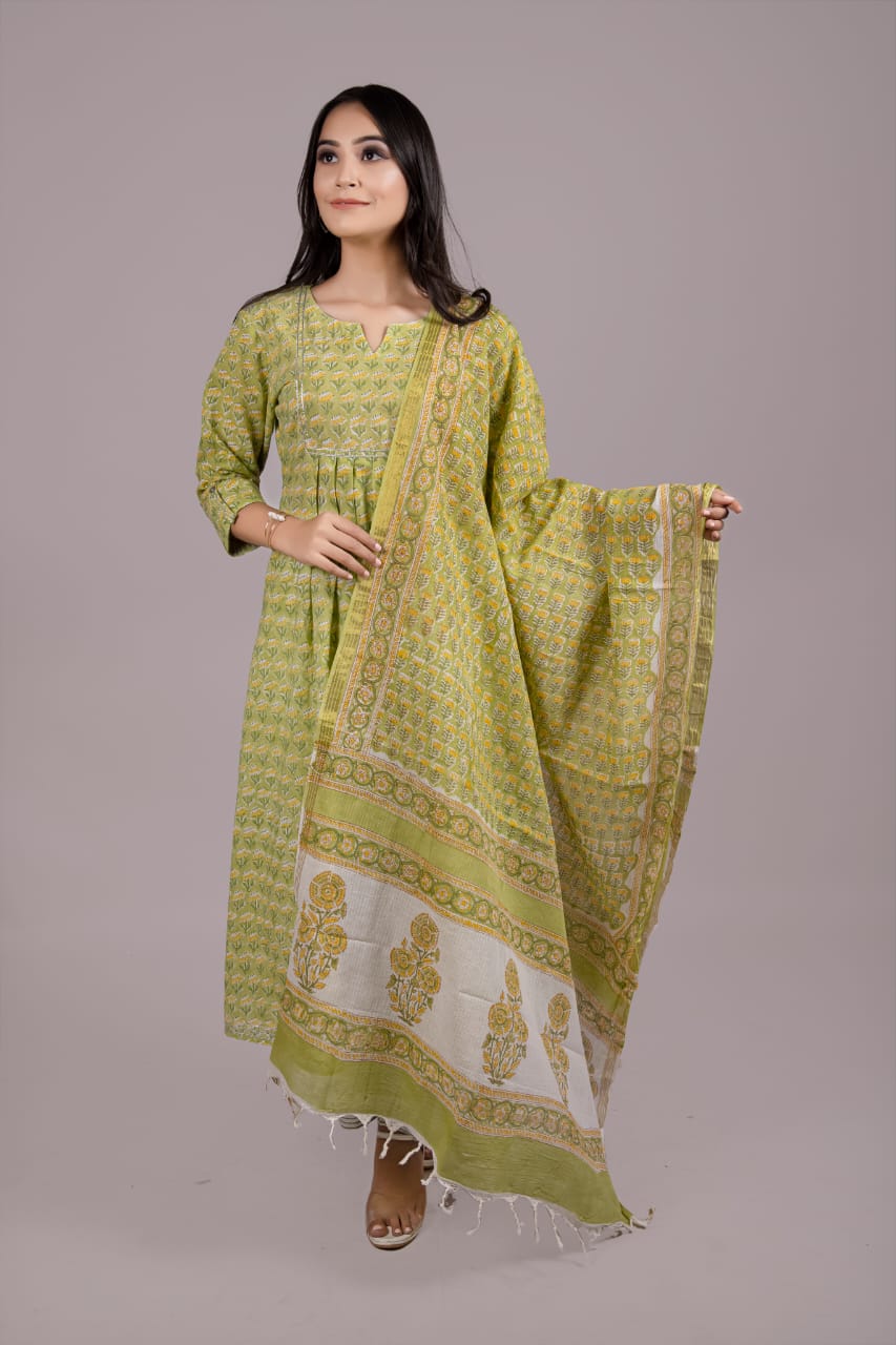 Suit Set Fluorescent Green - Adaara