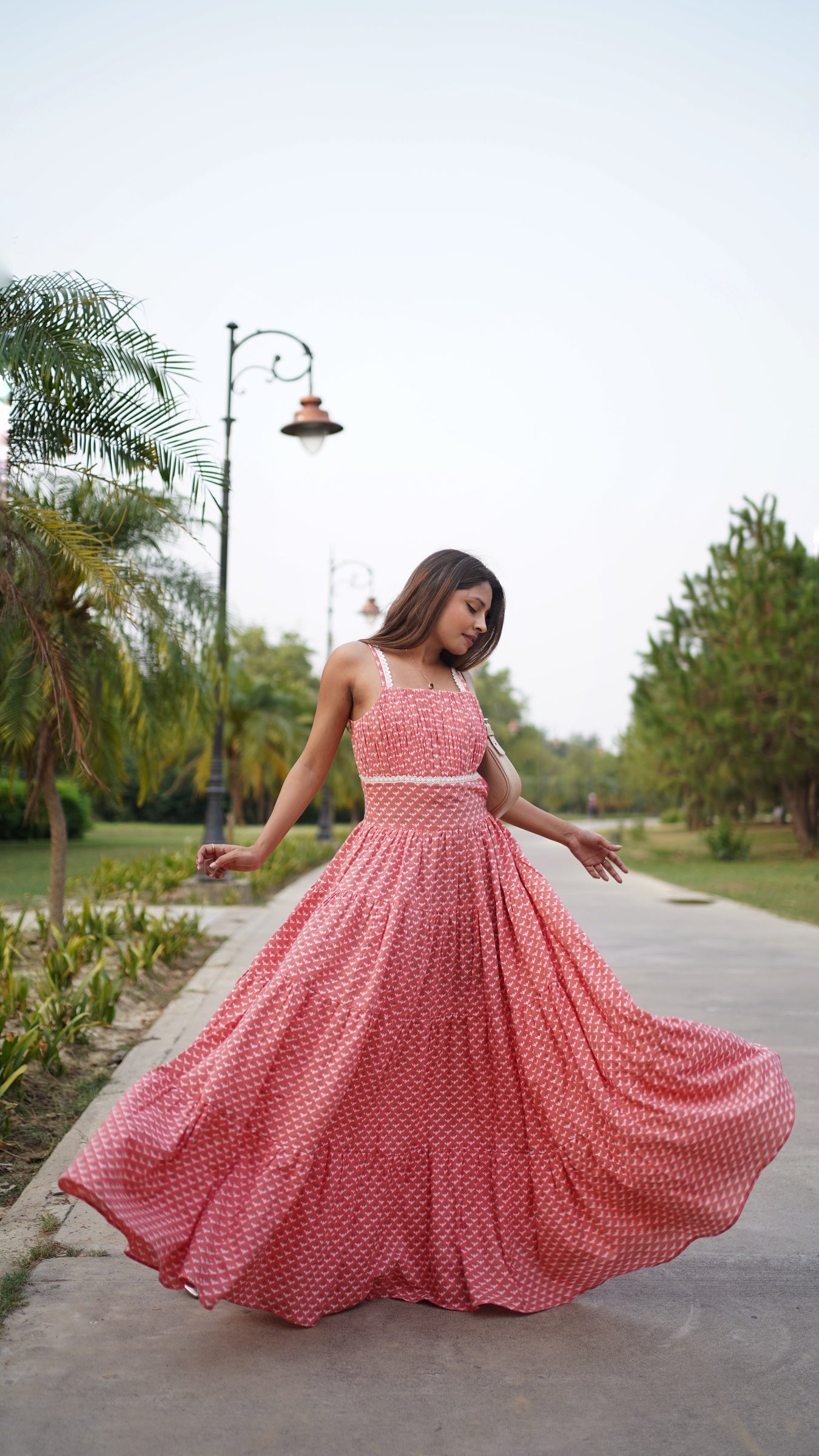 Kira- Adaara Pink Floral Maxi Dress - Adaara