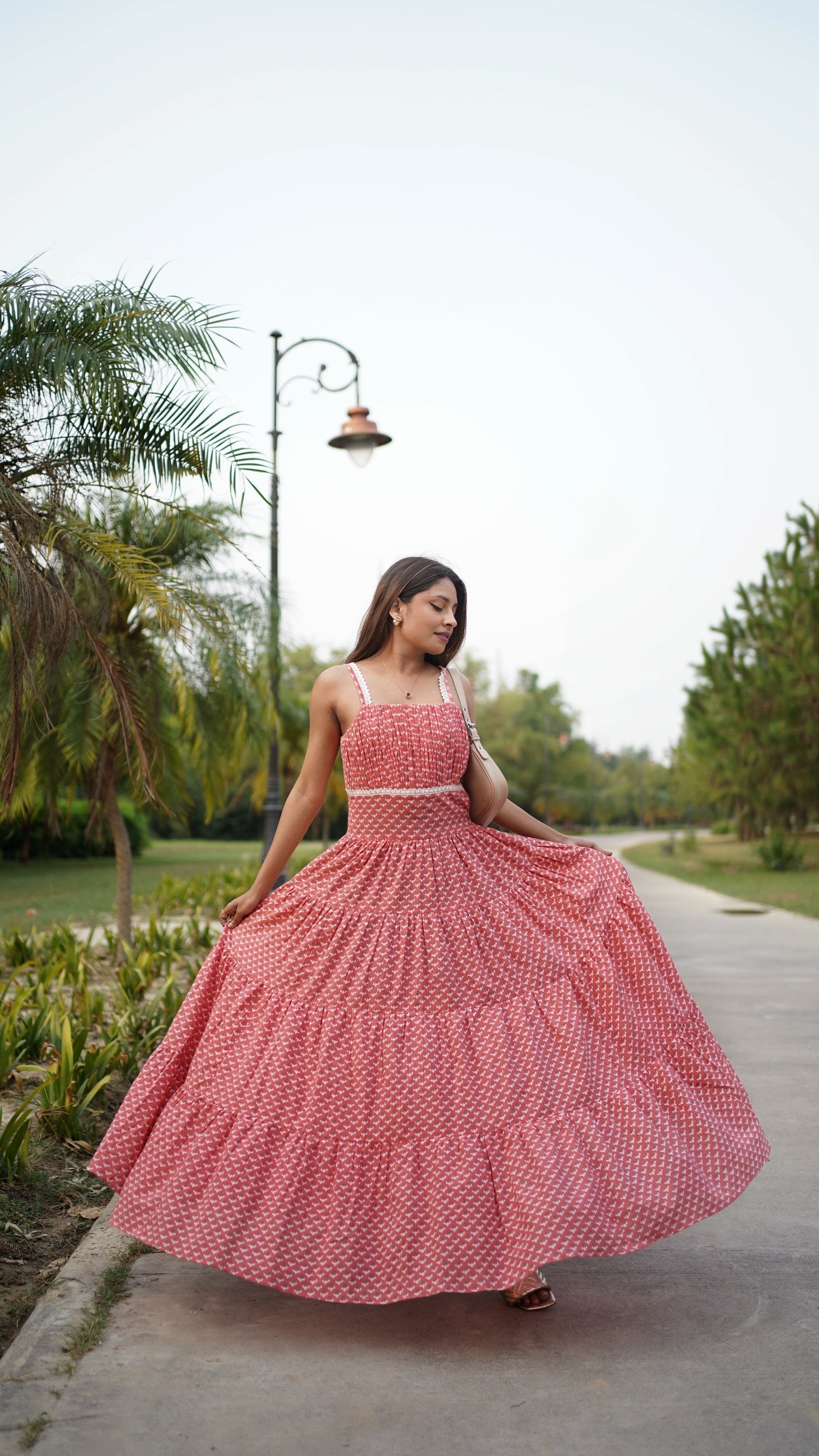 Kira- Adaara Pink Floral Maxi Dress - Adaara