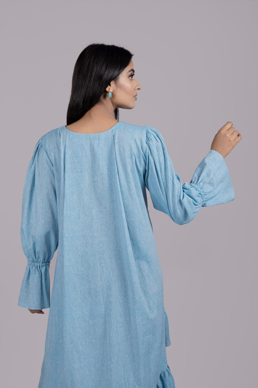 Adaara Powder Blue Dress - Adaara