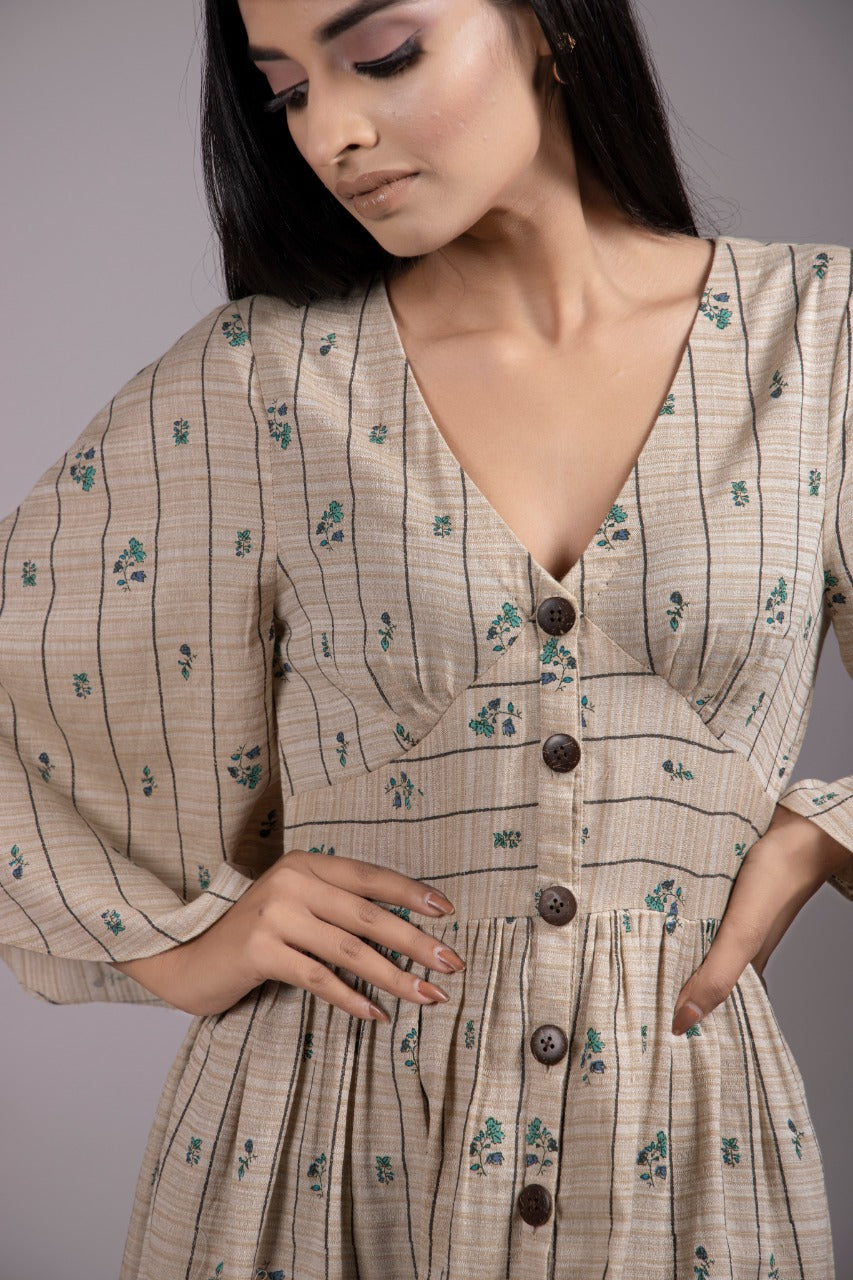 Adaara Brown Maxi Dress - Adaara